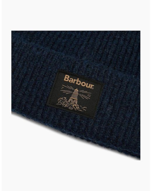 Barbour Black Westerdale Beanie & Scarf Set