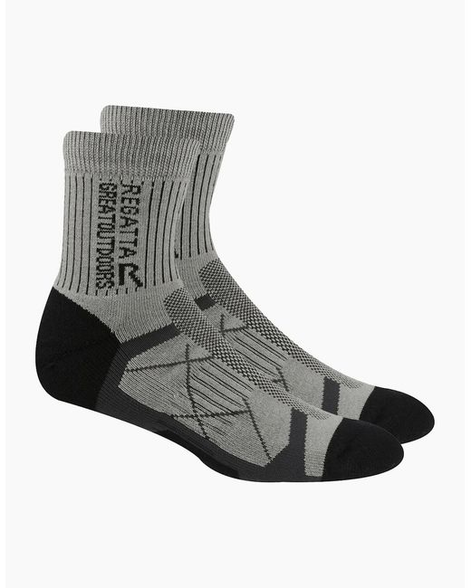 Regatta Blue Ladies Outdoor Boot Socks (Pack Of 2)