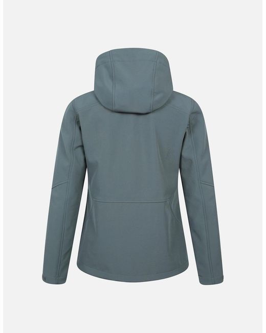 Mountain Warehouse Blue Ladies Genesis Windproof Soft Shell Jacket