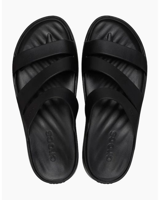 CROCSTM Black Getaway Strappy Thermoplastic Sandals