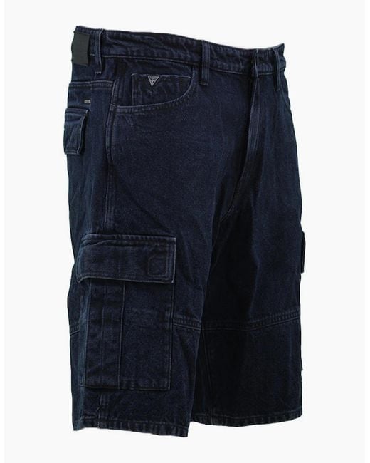 Guess Black Cargo Shorts Casual Summer Pant for men