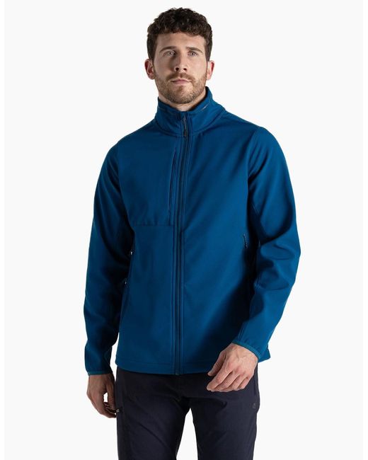 Craghoppers Blue Expert Basecamp Soft Shell Jacket for men