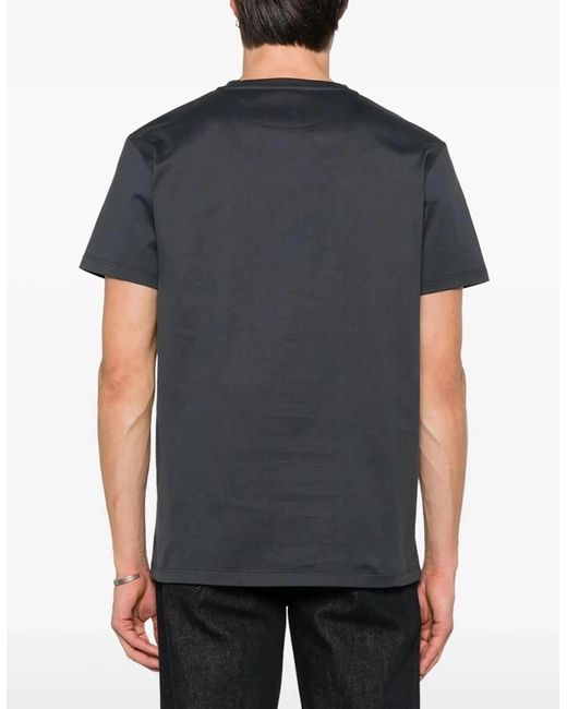 Fendi Blue Triple Ff Logo T-Shirt for men