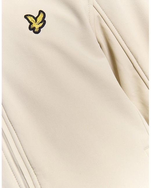 Lyle & Scott Natural Fleece Back Softshell Jacket for men