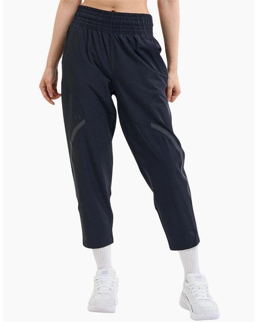 Under Armour Black Armour Ankle Pant Tracksuit Bottom