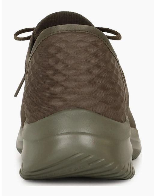 Skechers Brown Ultra Flex 3.0 Slip