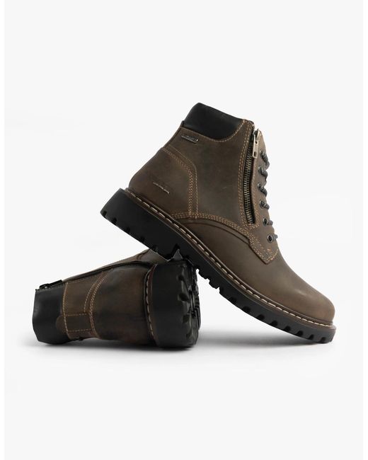 Josef Seibel Brown Chance 67 Boots Vulcano Kombi for men