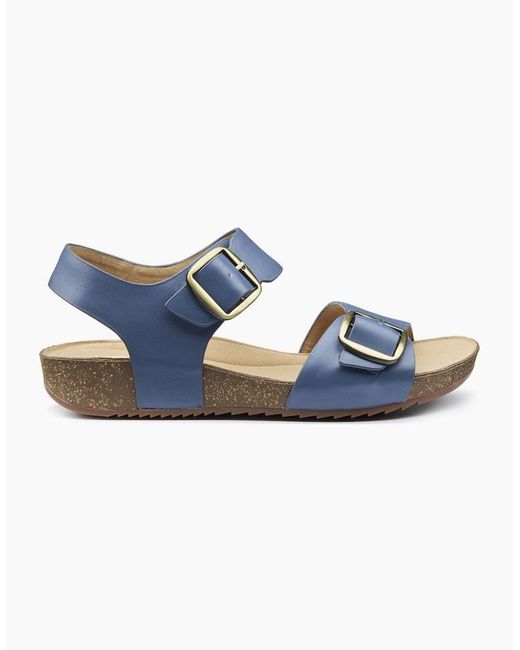 Hotter Blue Tourist Ii Wide Fit Sandals