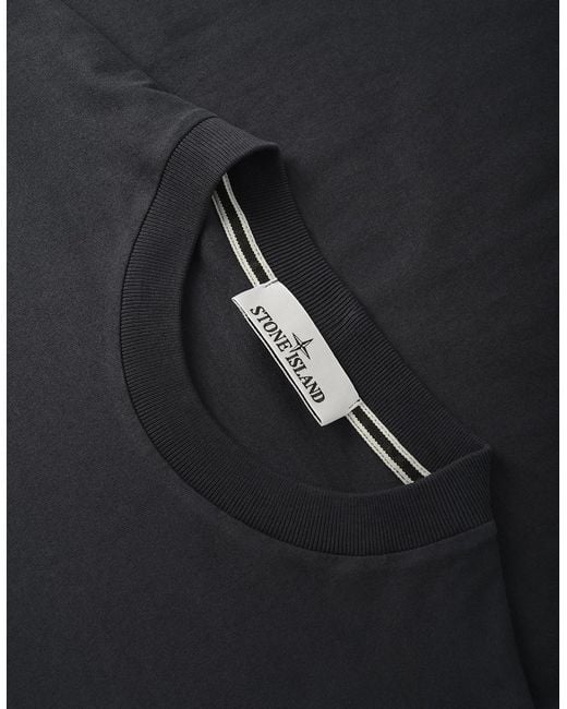 Stone Island Blue Branded 2100001 T Shirt for men