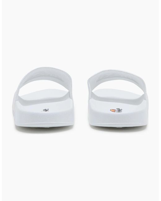 Ellesse White Como Slide for men