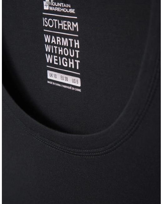Mountain Warehouse Black Ladies Keep The Heat Thermal Top