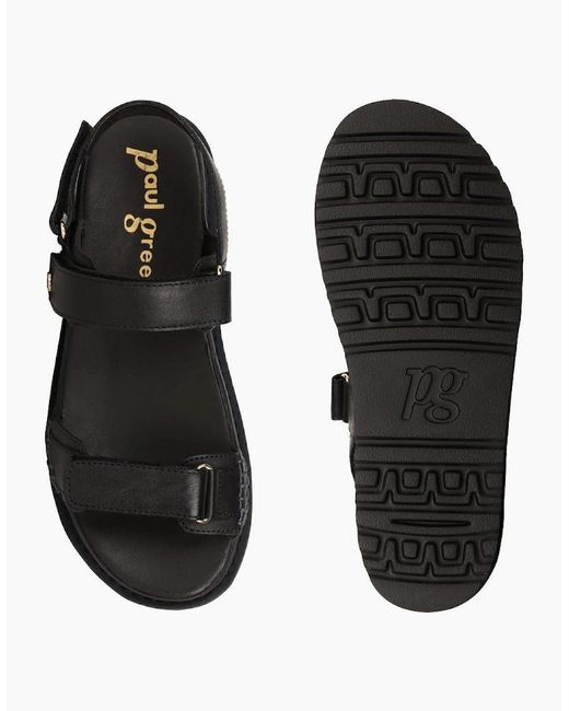 Paul Green Black Camille Sandals