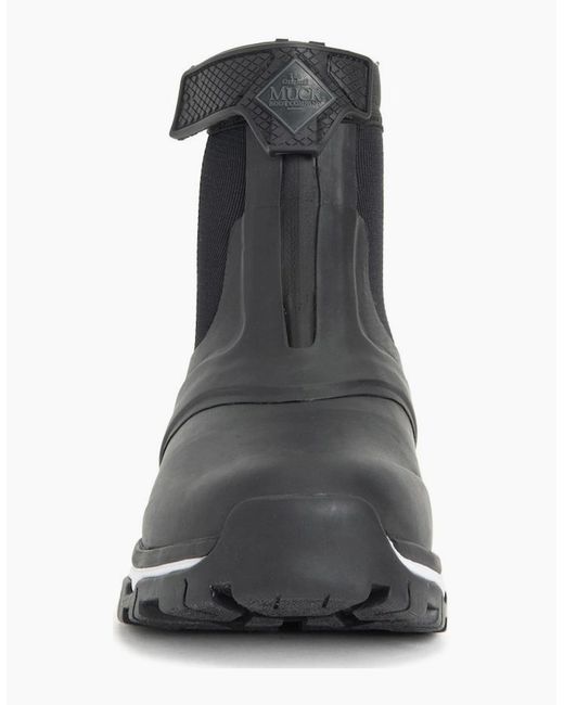 Muck Boot Black Apex Mid Zip Boots