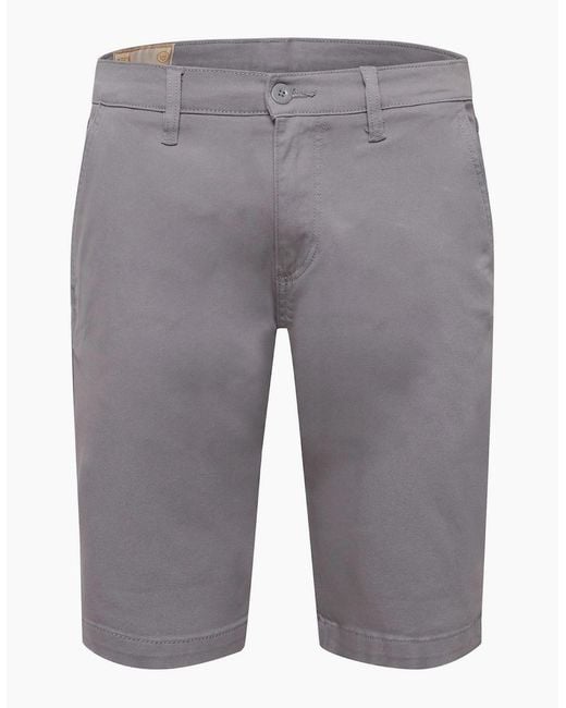 Duck and Cover Gray Moreshore Chino Shorts for men