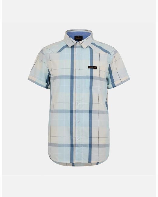 Bench Blue Shirt Ss Nalb for men