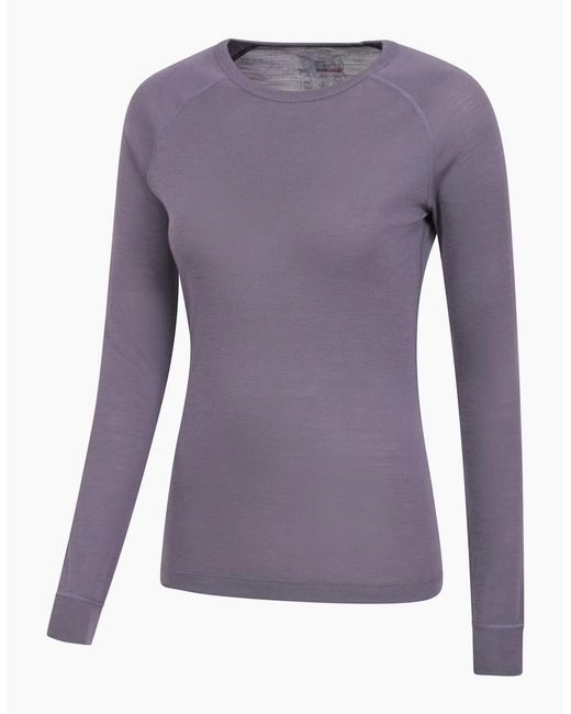 Mountain Warehouse Gray Ladies Merino Ii Thermal Top