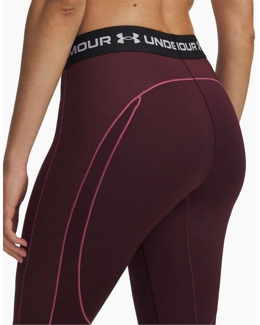 Under Armour Purple Textured Shapewear Leggings