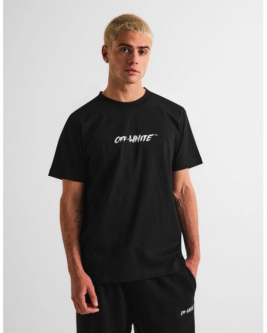Off-White c/o Virgil Abloh Black Slim Fit T Shirt for men