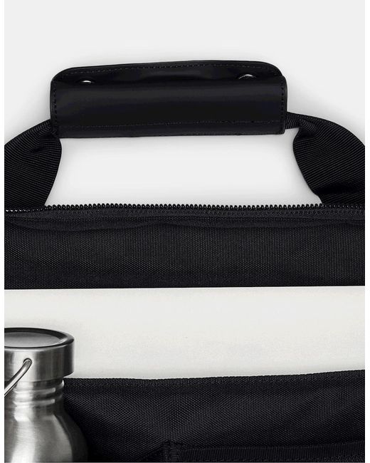 Rains Black Texel Tote Backpack