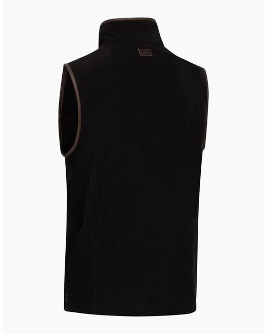 Trespass Black Bernary Fleece Gilet for men