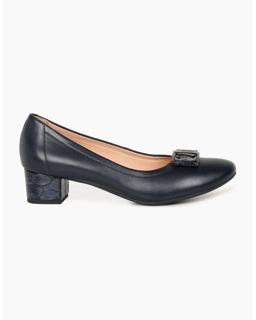 Bioeco Blue Eloise Court Shoes