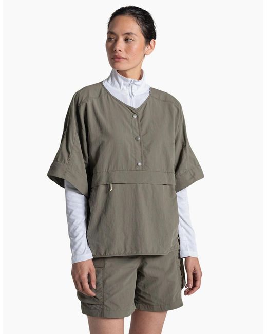 Craghoppers Gray Ladies Medina Nosilife Overhead Short-Sleeved Shirt