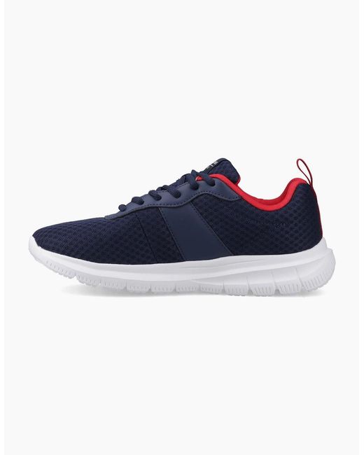 Jack & Jones Blue Taylor Mesh Polyurethane Blazer Standard Trainers for men