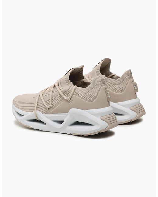 EA7 White Infinity Sneaker