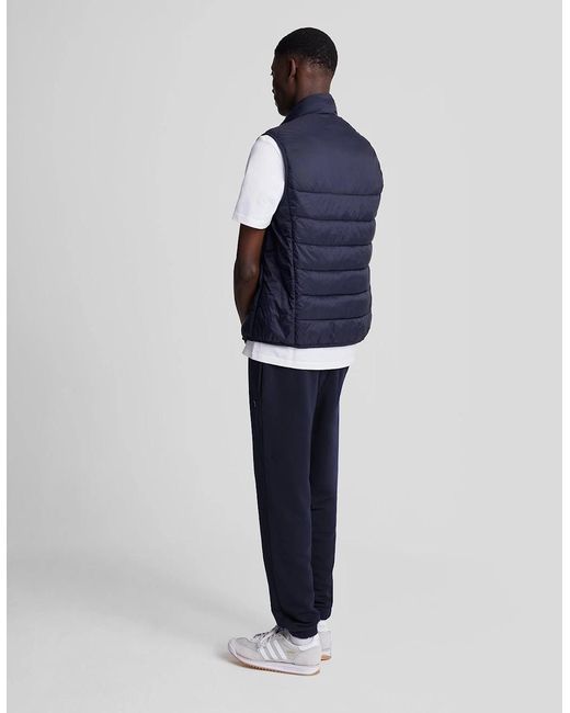 Lyle & Scott Blue Slim Fit Cotton Joggers for men