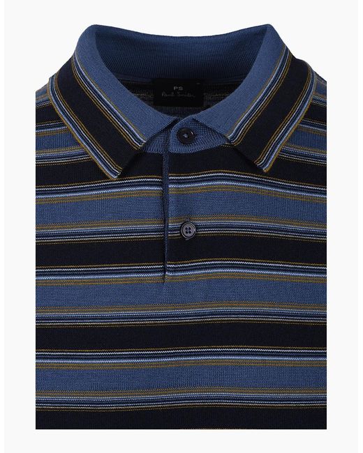 Paul Smith Blue Ls Polo for men