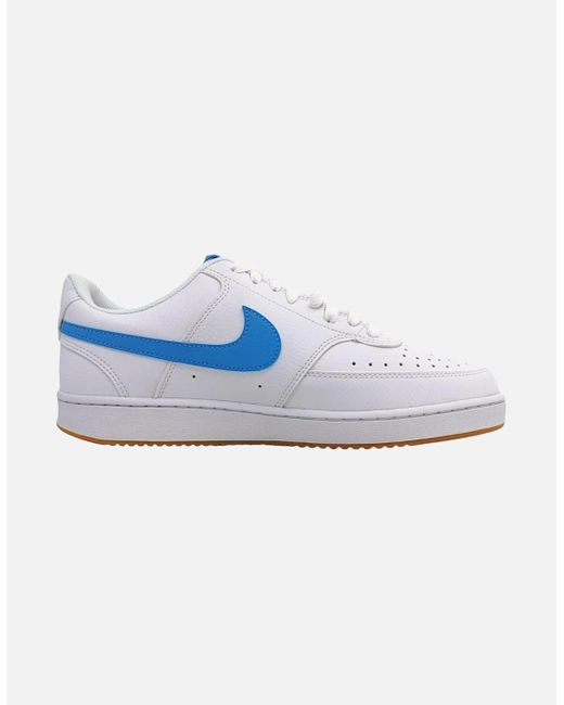 Nike Blue Court Vision Low Trainers Low Cut Lace Up Running Sneakers 80's for men