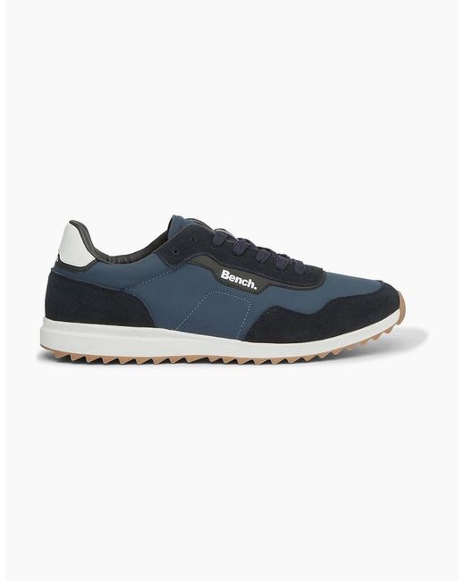 Bench Blue Brooke Lace-Up Trainers for men