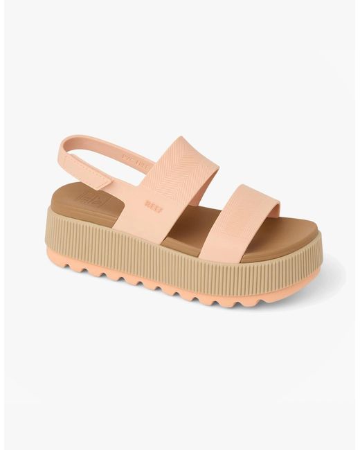 Reef White Water Vista Higher Platform Sandals Bellini/Tan
