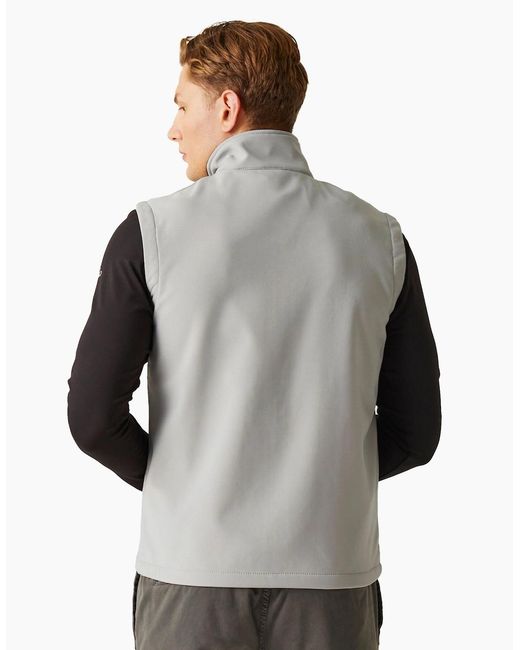 Regatta Gray Professional Softshell 2 Layer Body Warmer for men