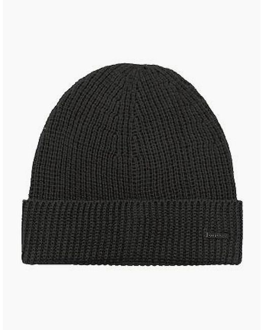 883 Police Black Simon Charcoal Beanie for men