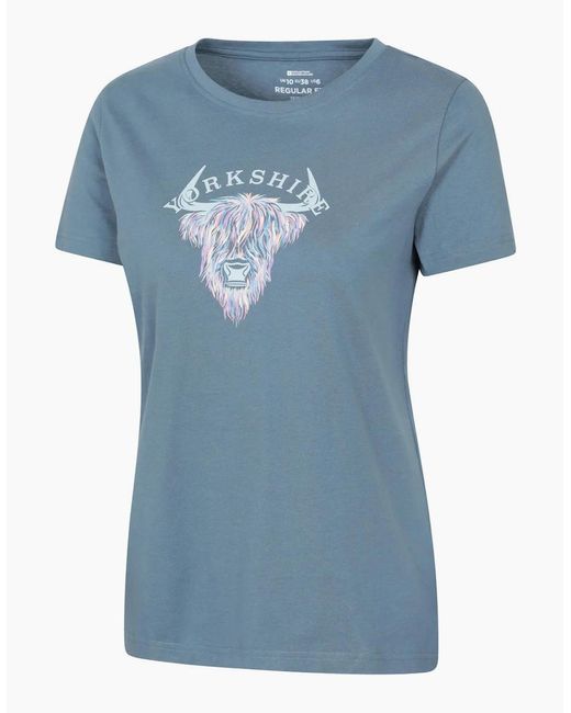 Mountain Warehouse Blue Ladies Yorkshire T-Shirt