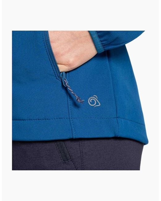 Craghoppers Blue Ladies Expert Basecamp Soft Shell Jacket