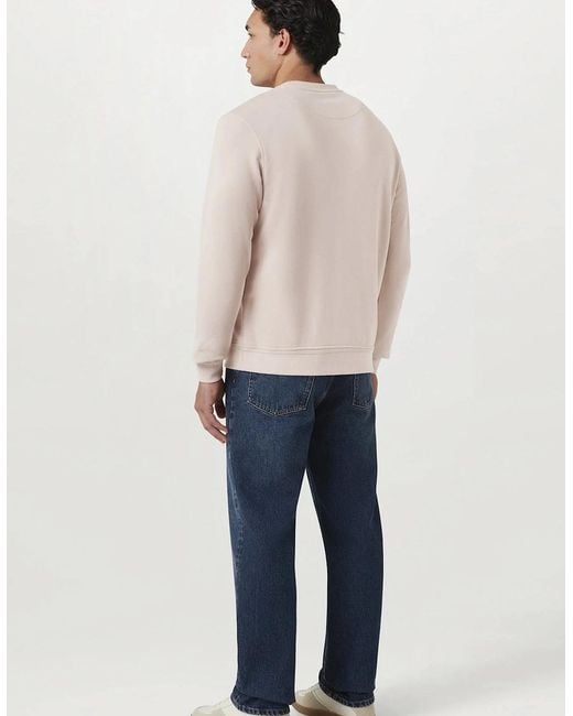 Belstaff Natural Patch Logo Sweatshirt Dusk for men