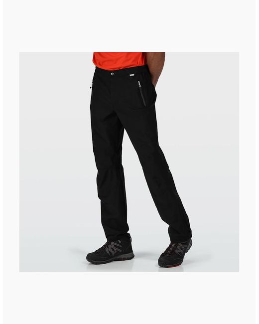 Regatta Black Highton Stretch Overtrousers for men