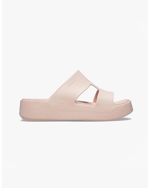 CROCSTM Pink Blush Getaway Platform Heeled Sandals