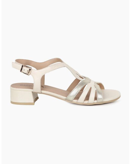 Caprice Metallic Compass Sandals