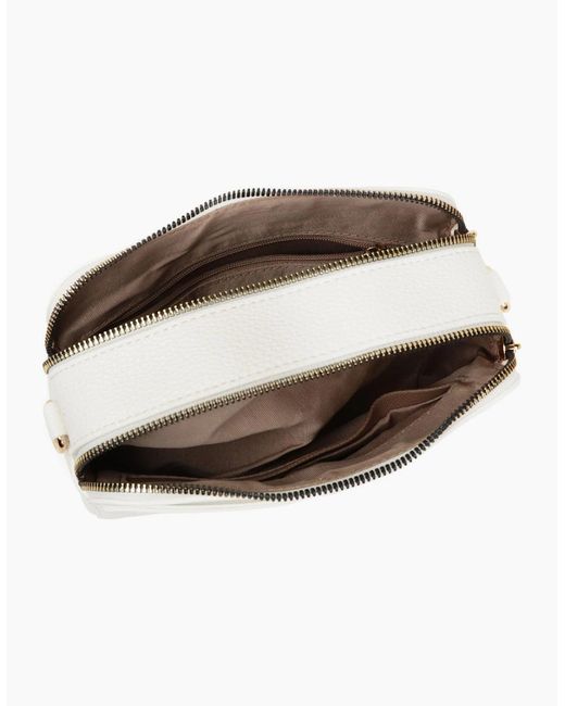 David Jones White Madrid Shoulder Bag