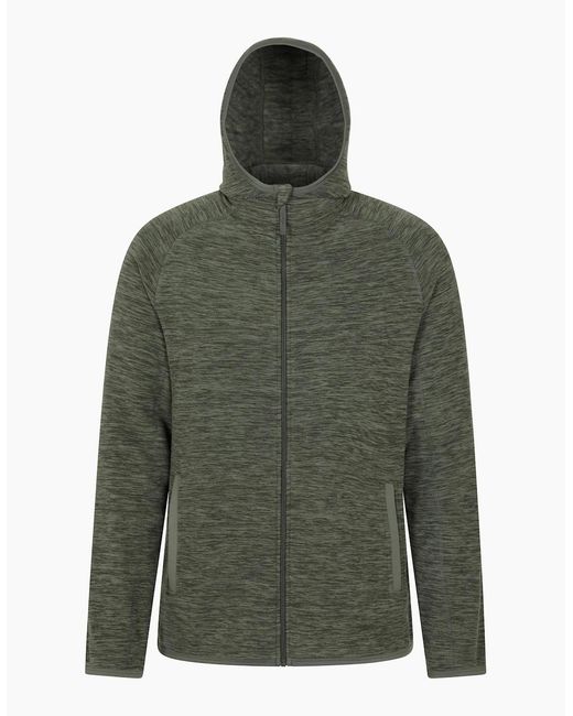 Mountain Warehouse Green Snowdon Ii Full Zip Hoodie for men