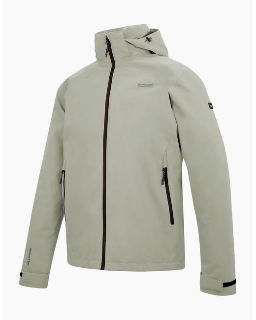 Regatta Green Oakhowe Waterproof Jacket for men