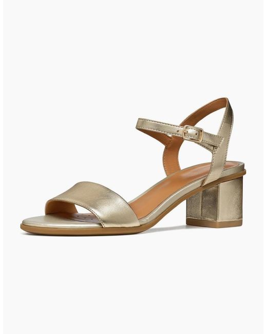 Geox Metallic D Aurely 50 Heeled Sandals