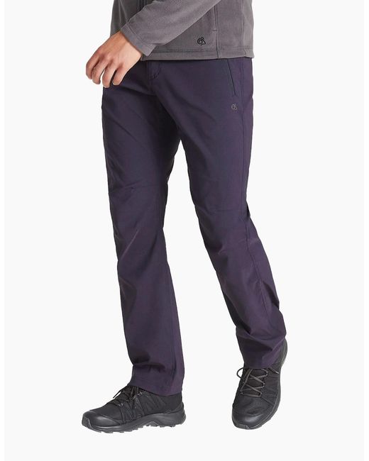 Craghoppers Blue Kiwi Pro Stretch Cargo Trousers for men