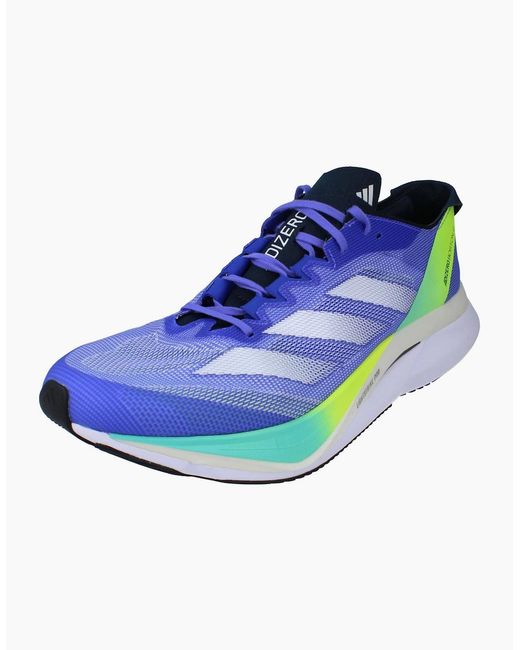 Adidas Blue Adizero Boston 12 Sneakers If9211 for men