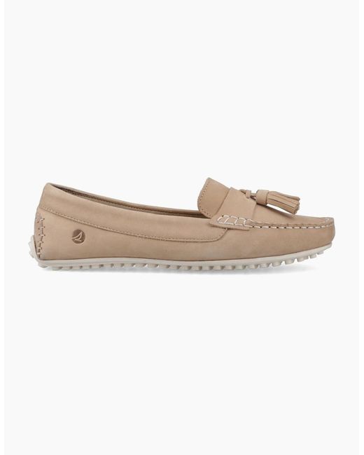 Sperry Top-Sider White Sperry Salvador Slip On Nubuck Taupe Moccasins Shoes