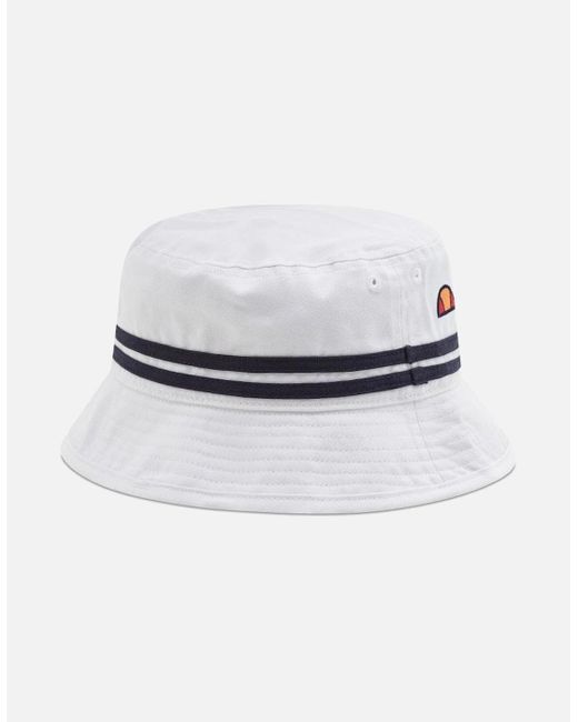 Ellesse White Lorenzo Bucket Hat for men