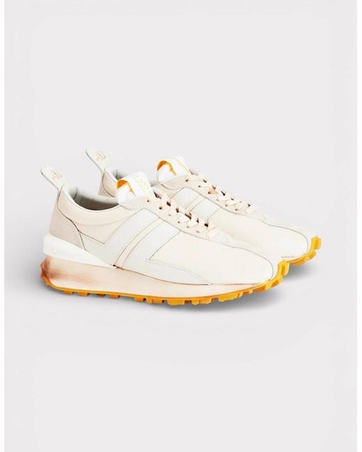 Lanvin White Nylon Bumper Sneaker 130Th Anniversary